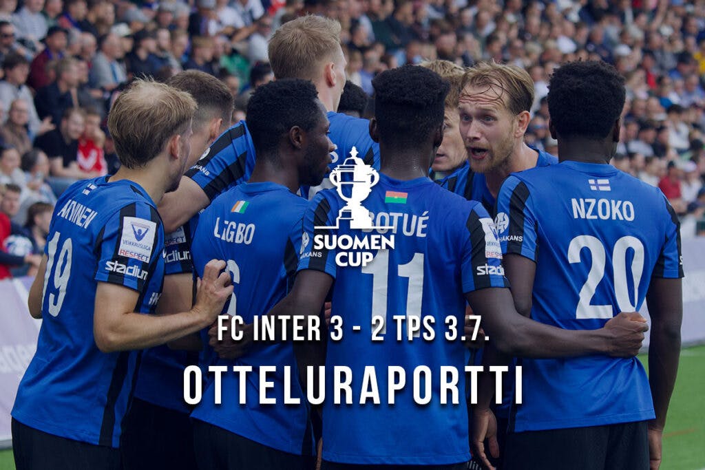Turku on sinimusta ja Inter matkaa Suomen Cupin välieriin