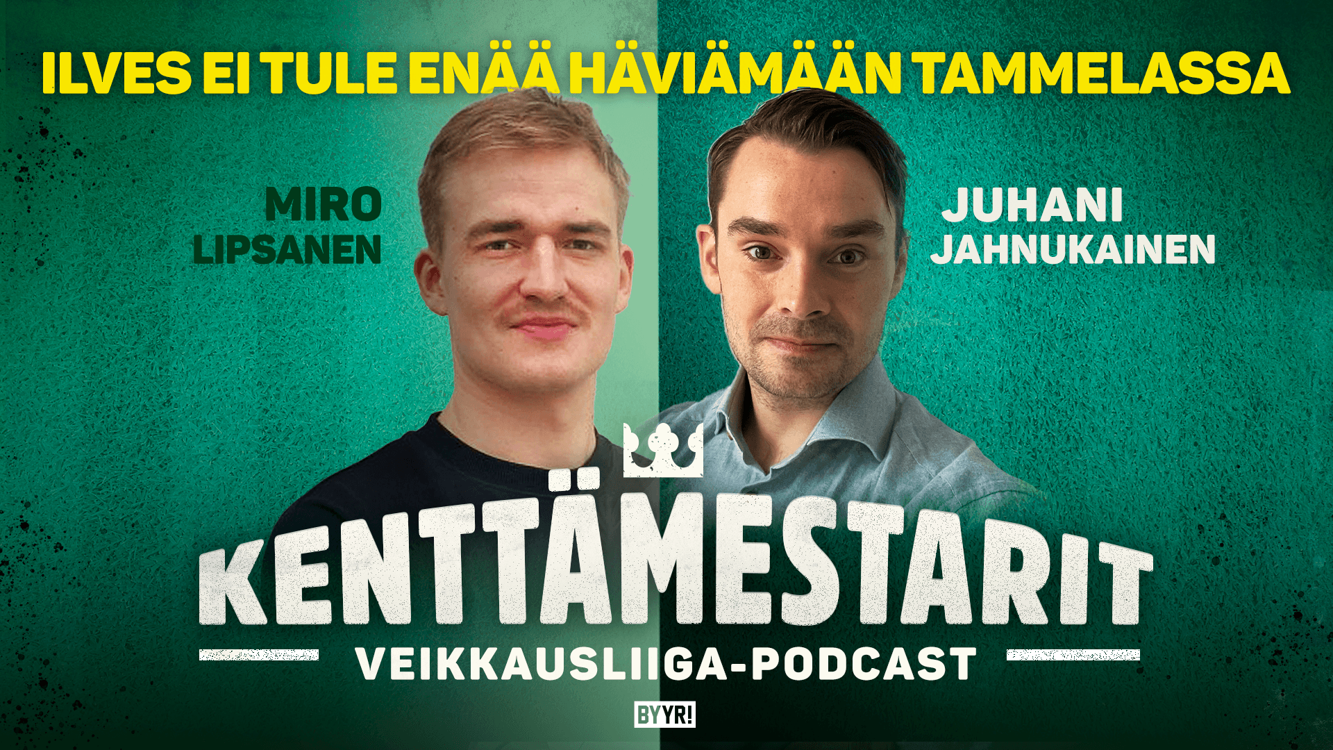 Veikkauksen Kenttämestarit-videopodcastin uusin jakso on ulkona