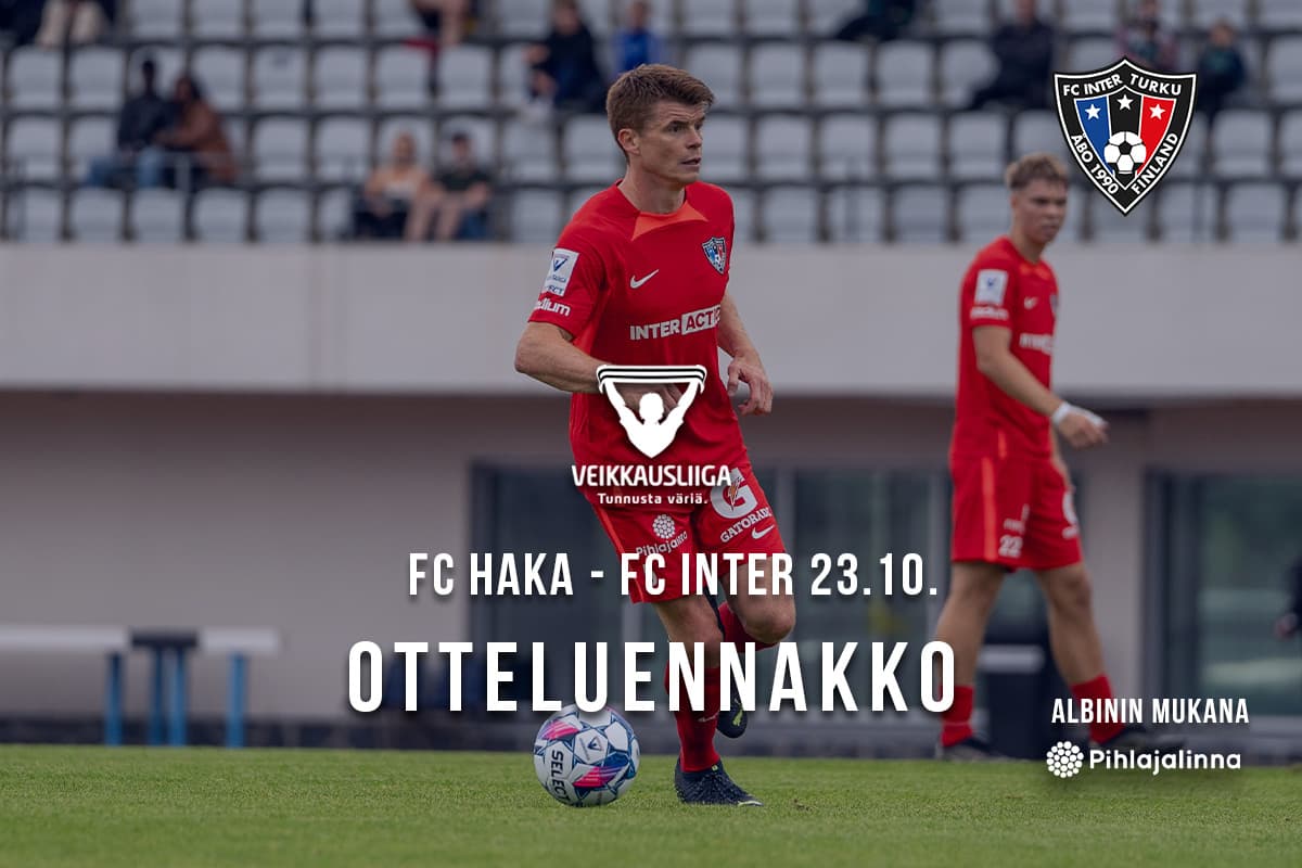 Inter kohtaa Eurolopputurnauksen ensimmäisellä kierroksella FC Hakan