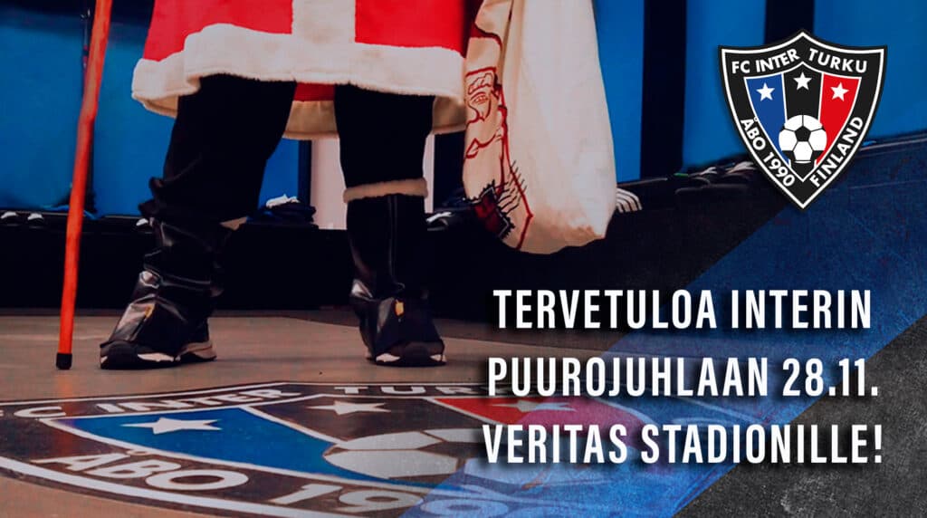 Interin puurojuhla Veritas Stadionilla 28.11.