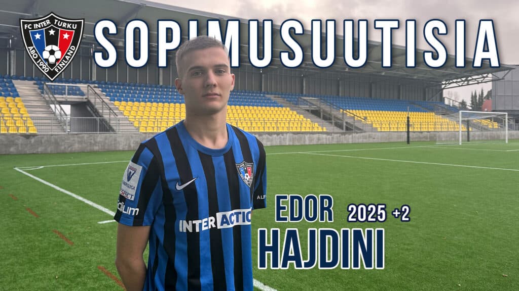 17-vuotias Edor Hajdini siirtyy Interiin
