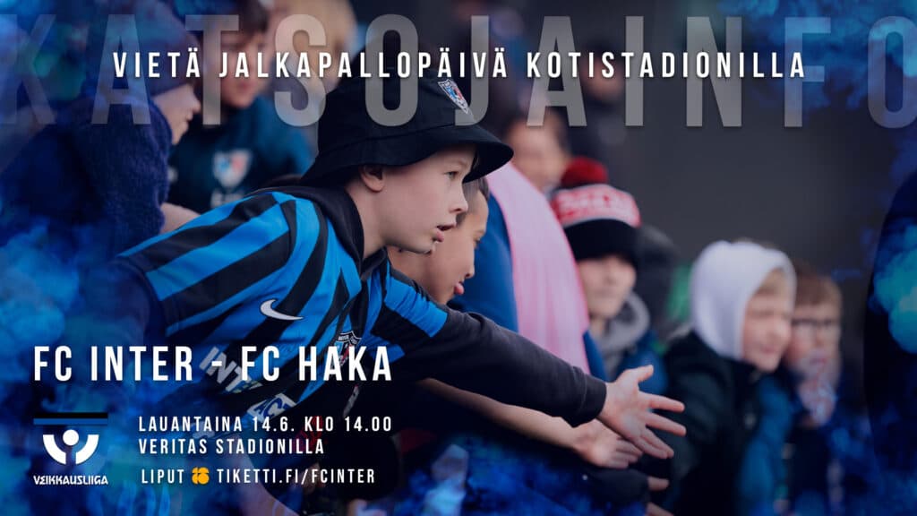 Jalkapallopäivää vietetään lauantaina kotistadionilla!