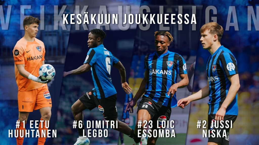 Loic Essomba Veikkausliigan kuukauden pelaajaksi