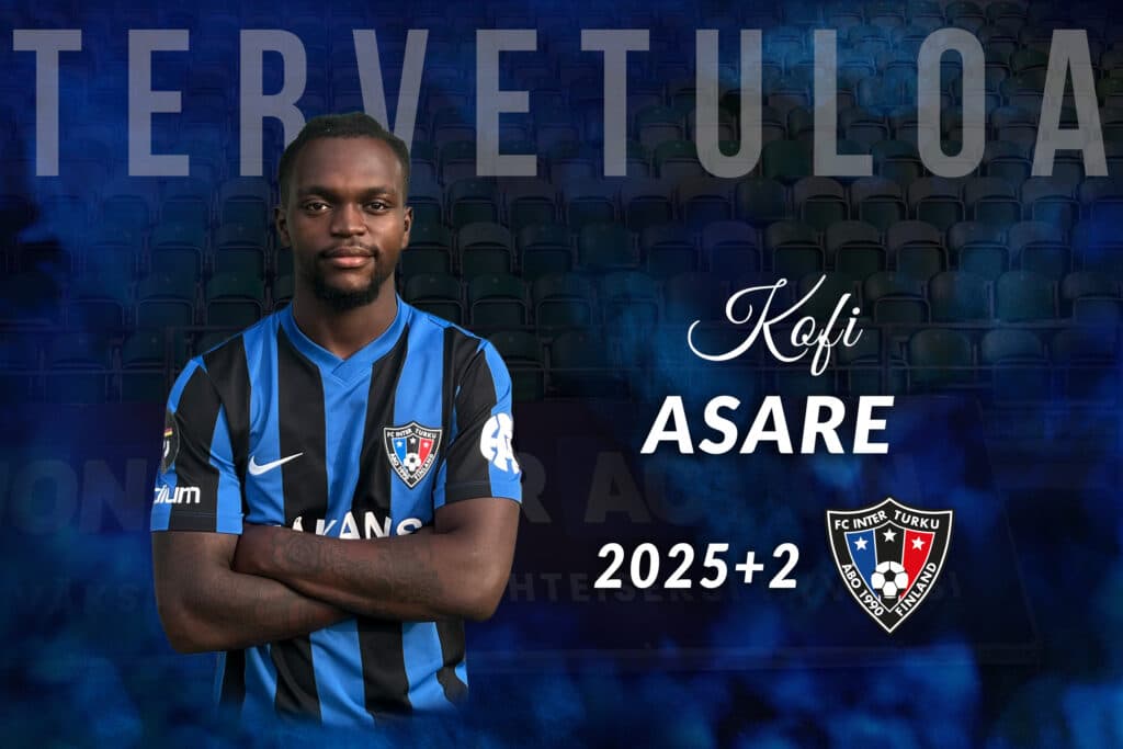 Laitahyökkääjä Kofi Asare siirtyy Landskronasta FC Interiin