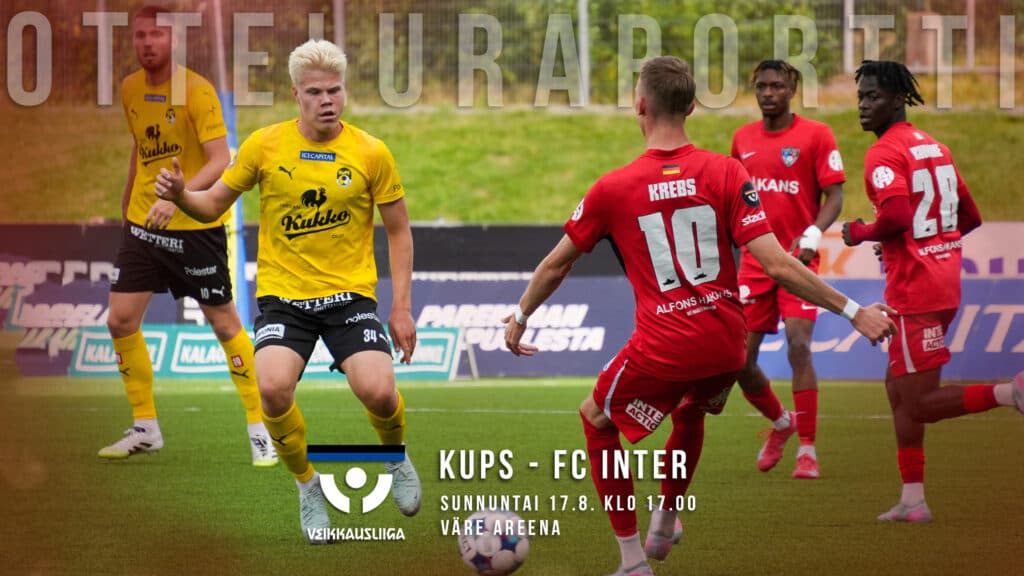 Inter kärsi kauden ensimmäisen tappionsa vajaamiehisenä Kuopiossa