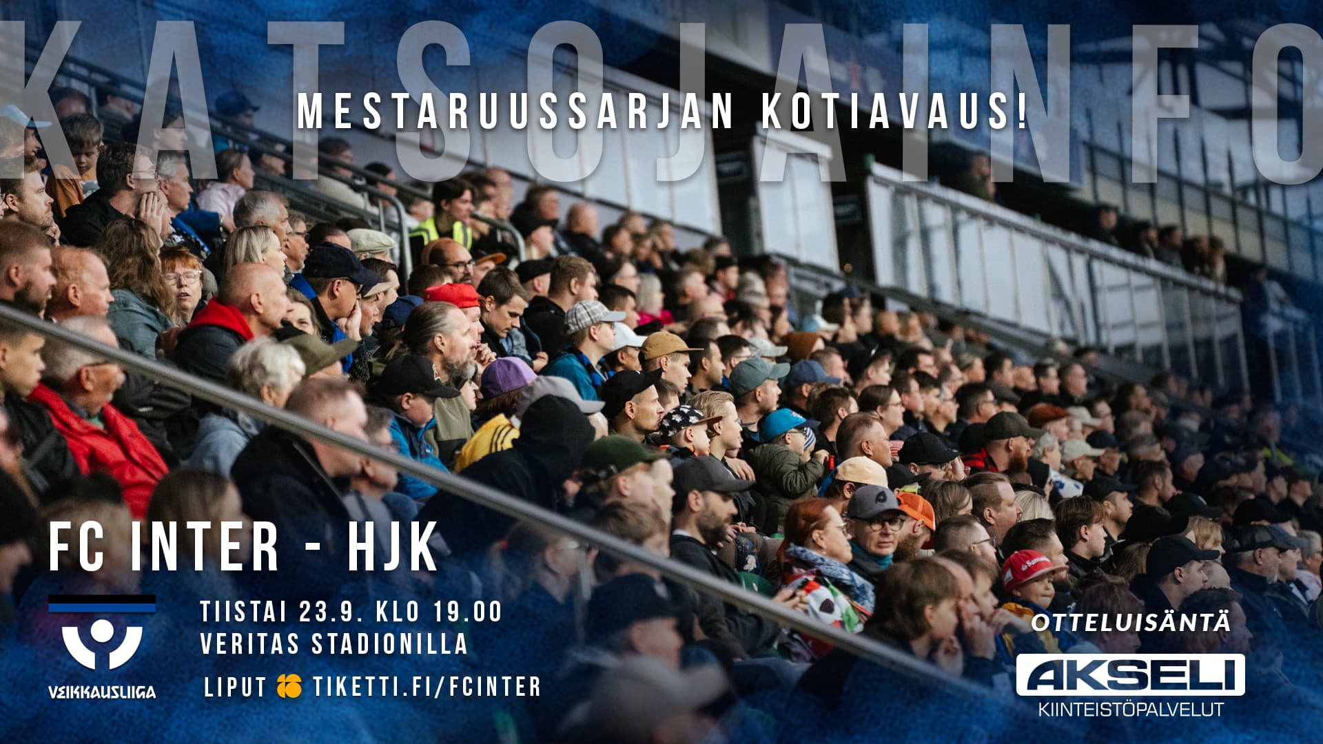 Tuplapeliviikko käynnistyy tiistaina kotona – tutustu katsojainfoon