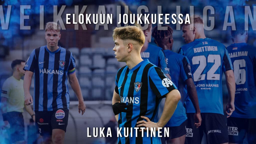Luka Kuittinen mukana Veikkausliigan kuukauden joukkueessa
