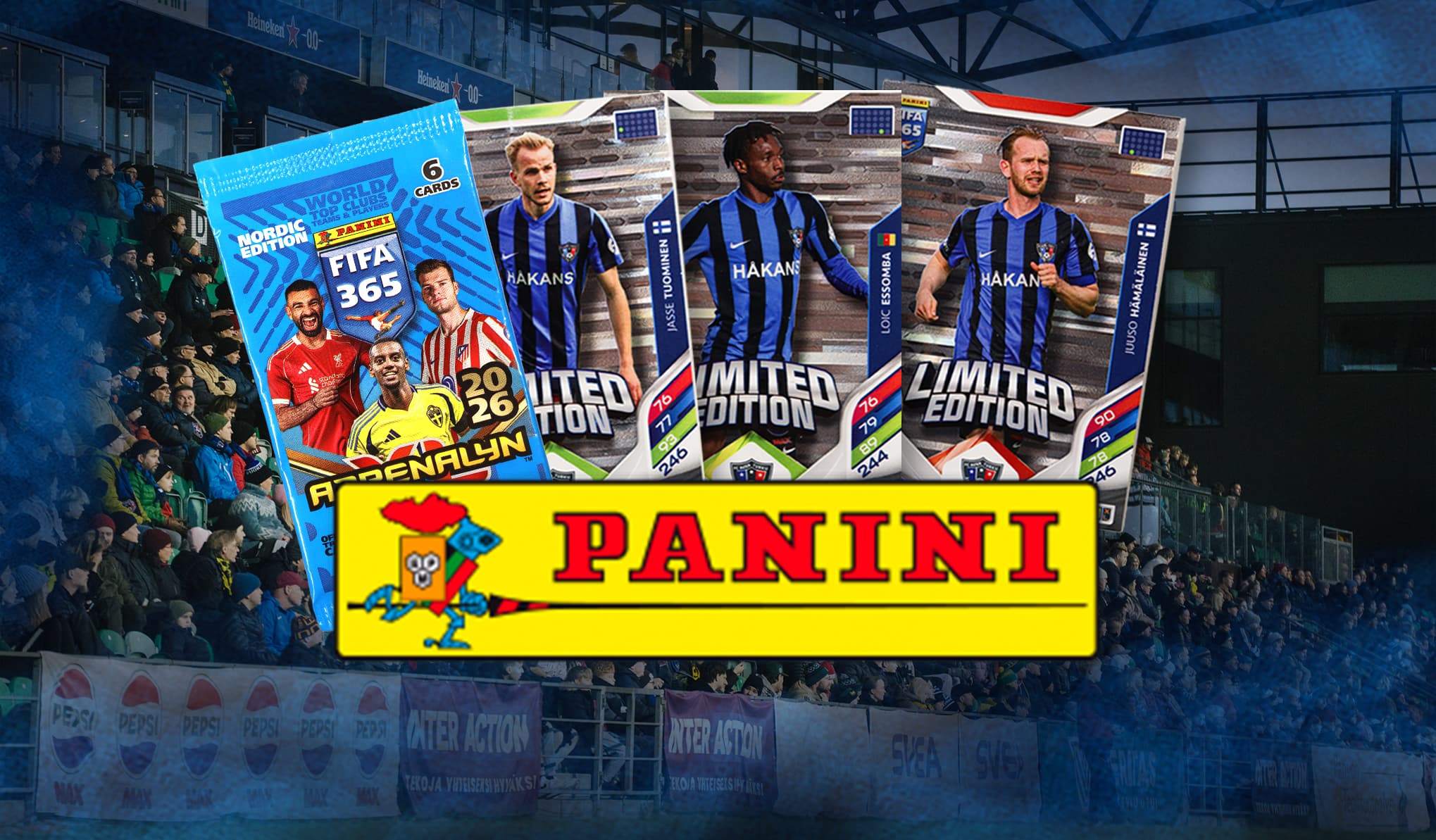 Inter on mukana Paninin jalkapallokorttisarjassa – historian toisena suomalaisjoukkueena!