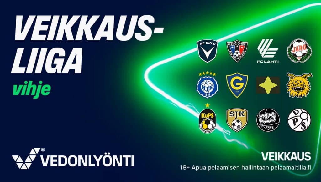 Vihje Veikkausliigan lauantain kierrokselle