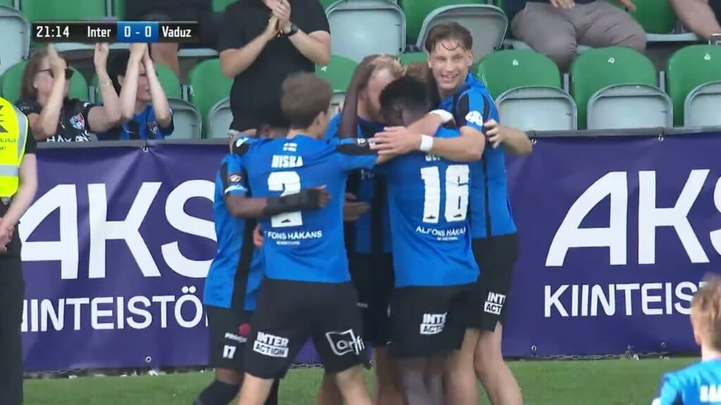 Tärkeä voitto ensimmäisestä osaottelusta! Katso ottelukooste: FC Inter – FC Vaduz 6.8.2026