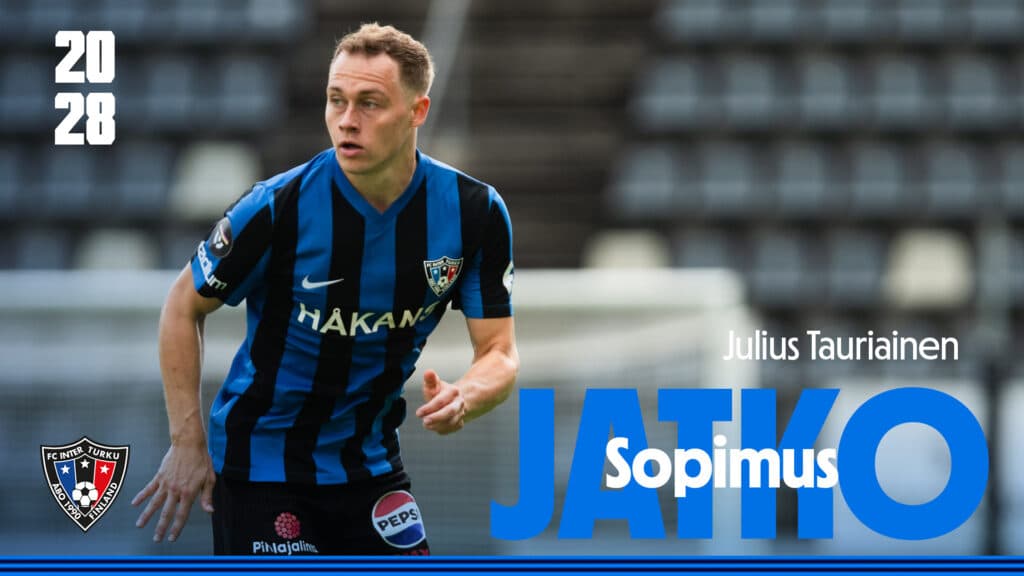 Monipuolinen Julius Tauriainen jatkaa Turussa kaudelle 2028