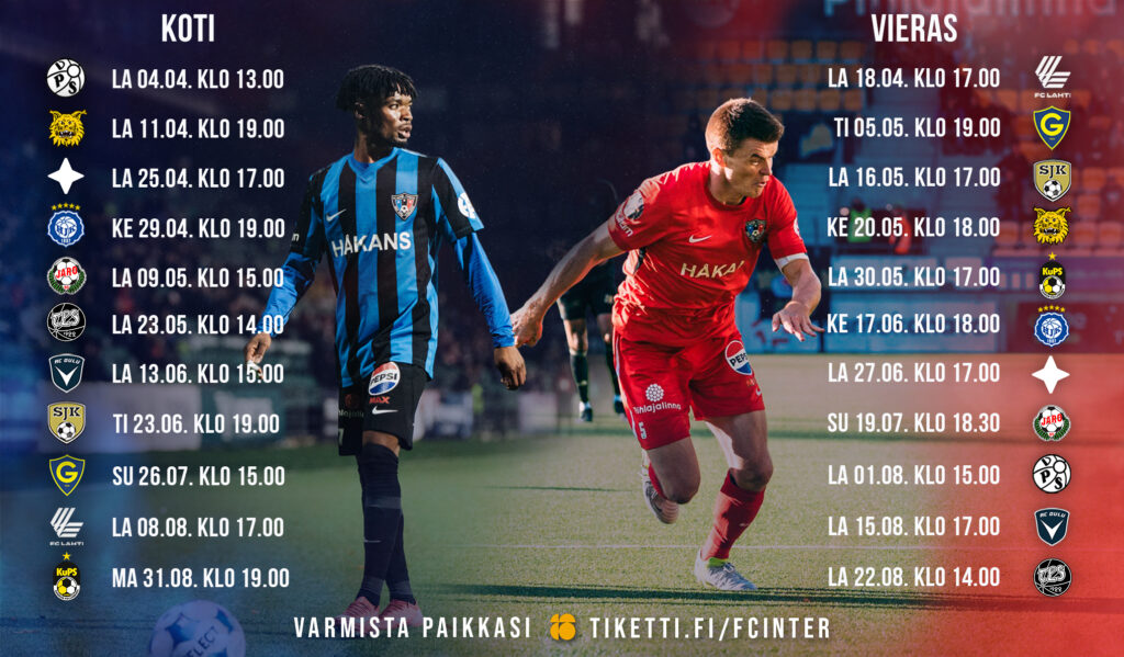 Kuukausi Veikkausliigakauden alkuun – irtolipunmyynti avataan 20.3.