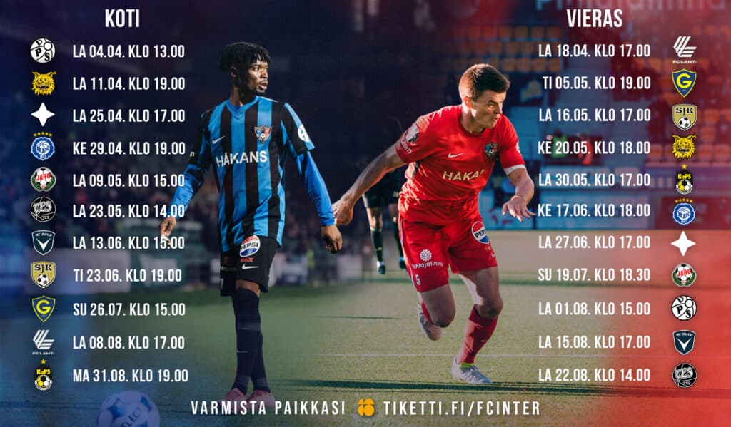 Kuukausi Veikkausliigakauden alkuun – irtolipunmyynti avataan 20.3.