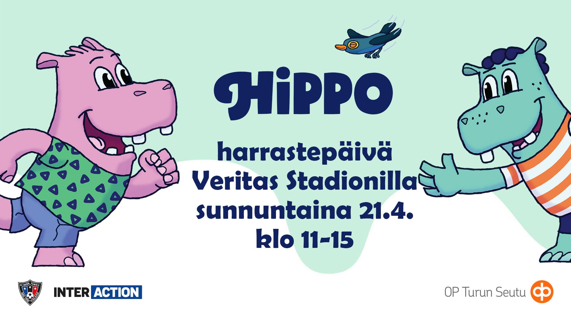 Hippo-harrastepäivässä kokeillaan ja liikutaan Veritas Stadionilla