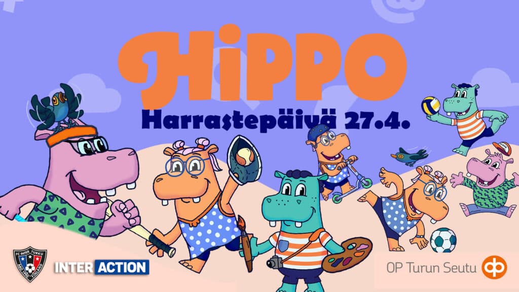 Hippo-harrastepäivä tuo laajan lajikattauksen Veritas Stadionille – luvassa liikunnan riemua koko perheelle